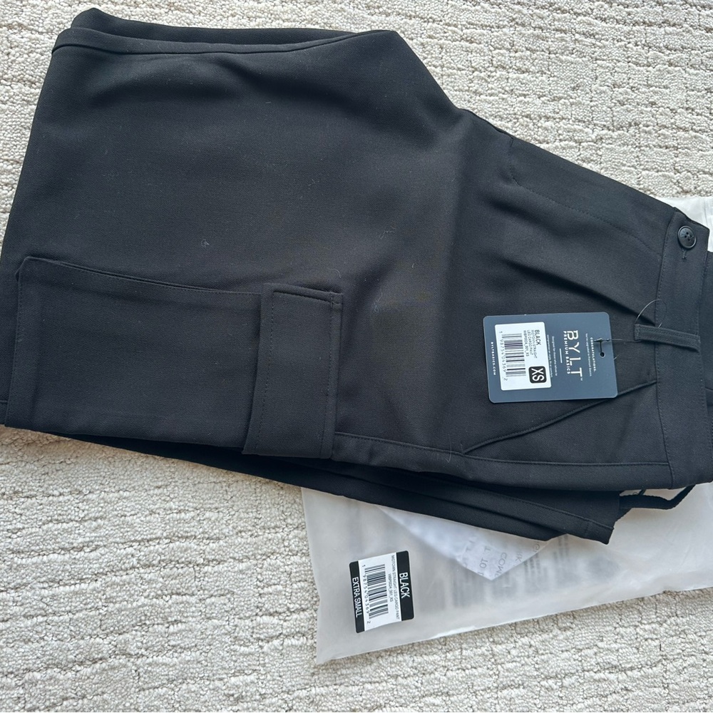 BYLT Basics Black Cargo Pants